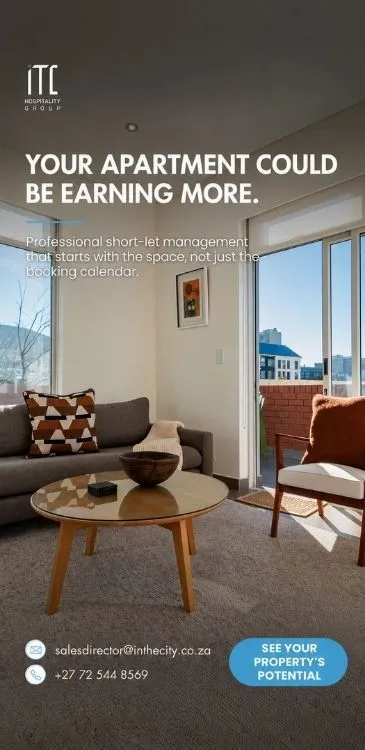 ITC Hospitality Group: your apartment could be earning more. Professional short-let management that starts with the space, not just the booking calendar. See your property's potential.