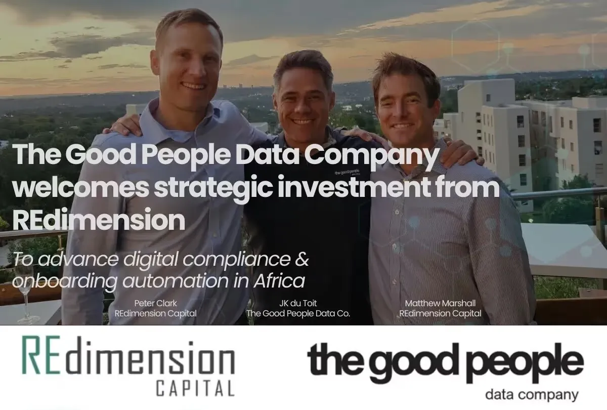The Good People Data Company announces strategic investment from REdimension Capital