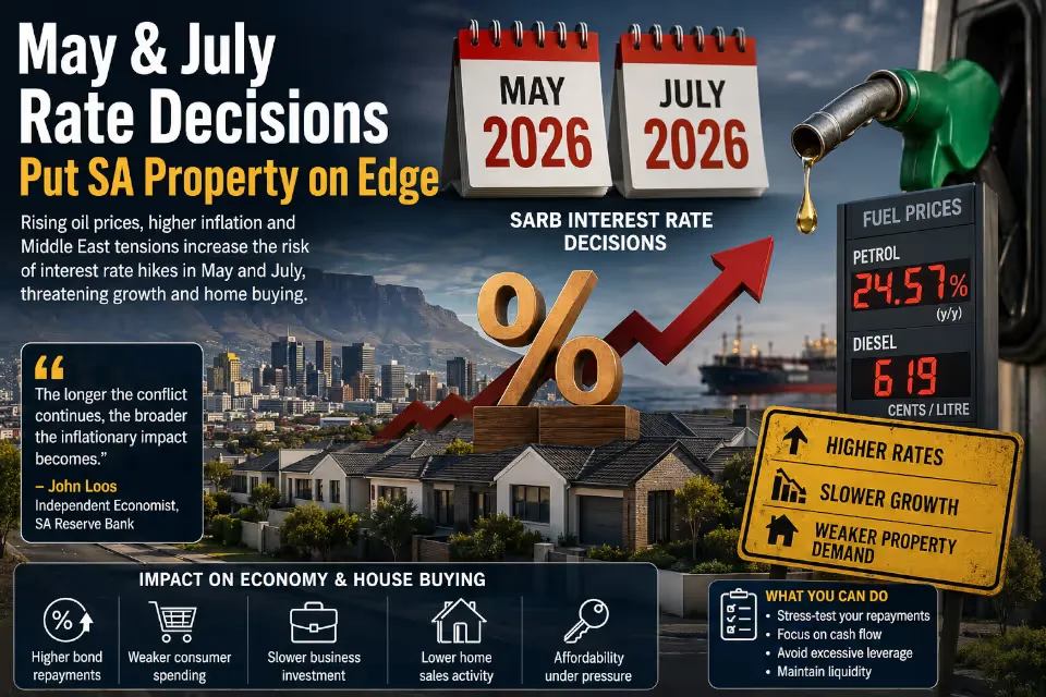 May & July interest rate decisions put SA property on edge