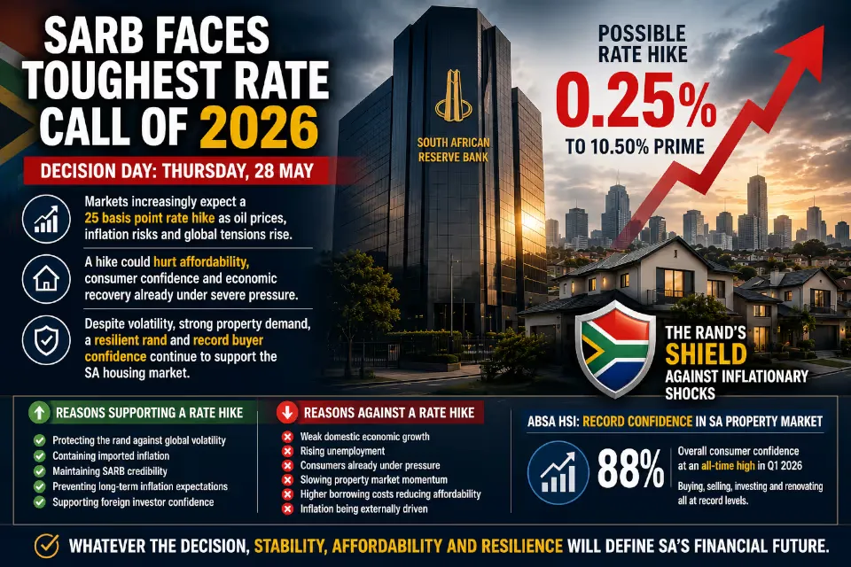 SARB faces toughest rate call of 2026