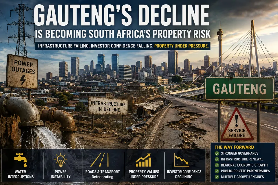 Gauteng's decline is becoming South Africa's property risk